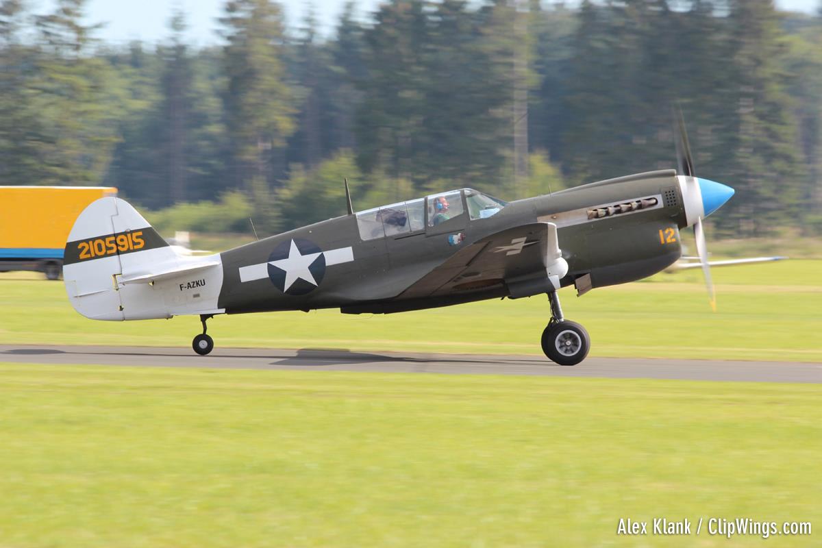 George Perez take-off P40 Warhawk