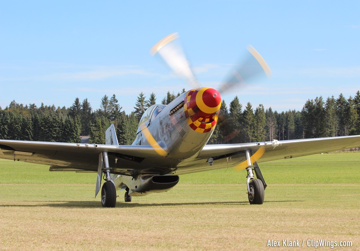 P51 Mustang "Nooky Booky" mit Marc Mathis